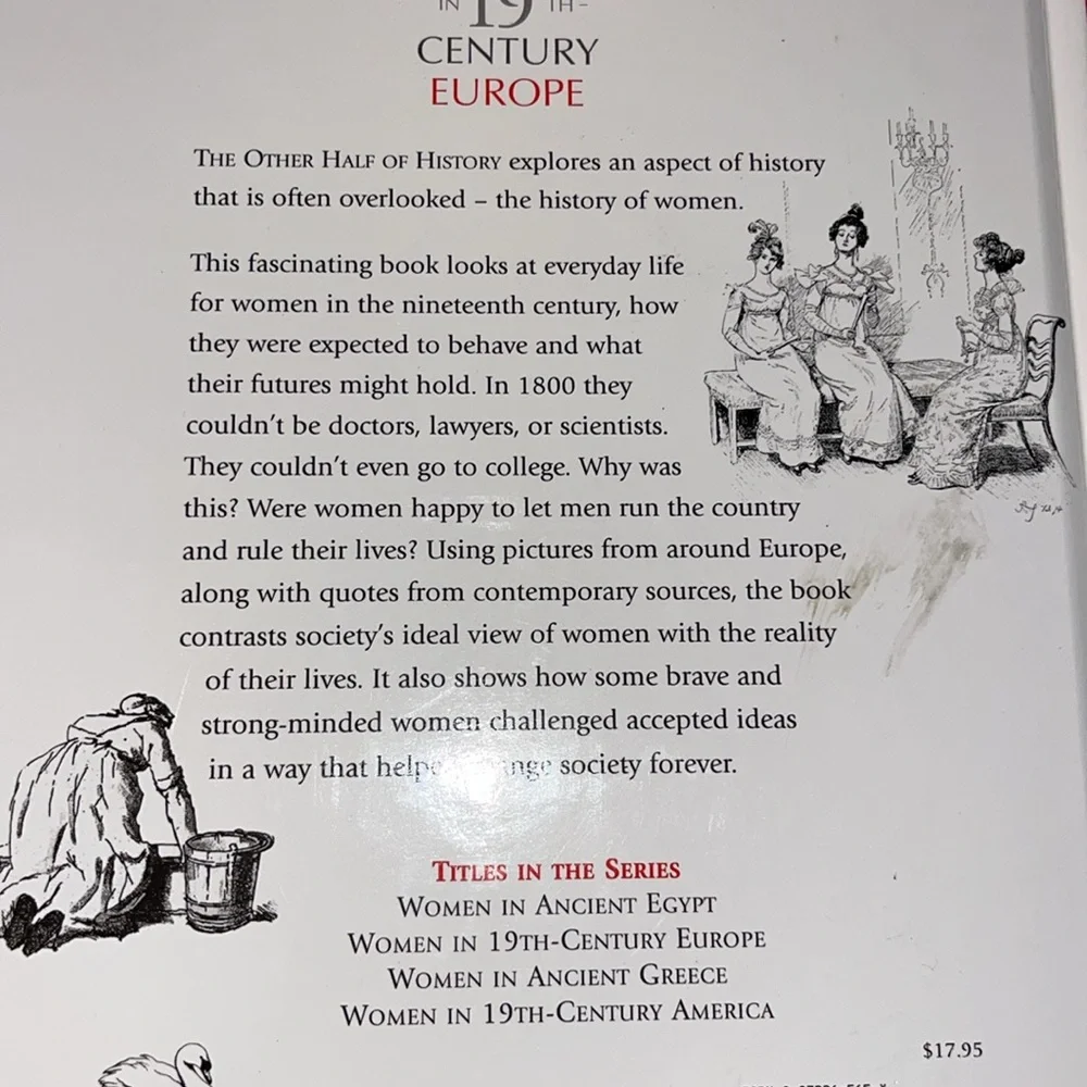Women in 19th Century Europe Hardcover – February 9, 2001 by Fiona Macdonald EUC